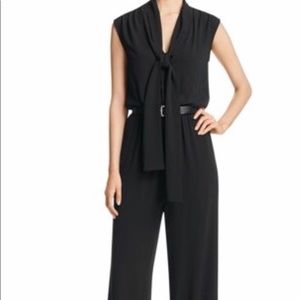 Michael Kors sleeveless wide leg jumpsuit- Large